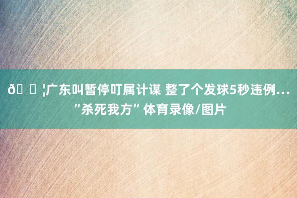 😦广东叫暂停叮属计谋 整了个发球5秒违例…“杀死我方”体育录像/图片