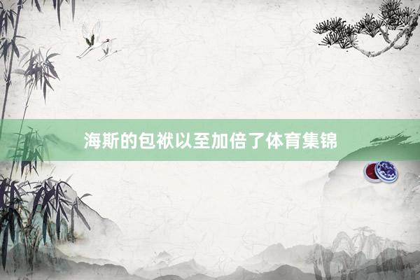 海斯的包袱以至加倍了体育集锦