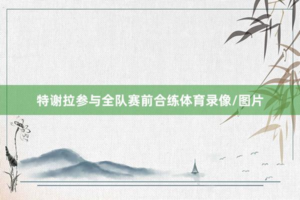 特谢拉参与全队赛前合练体育录像/图片