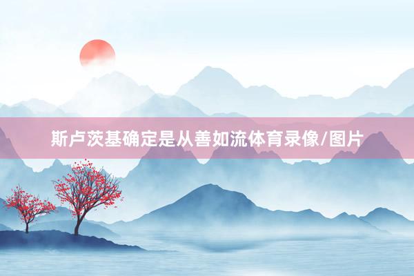 斯卢茨基确定是从善如流体育录像/图片