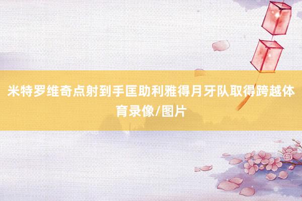 米特罗维奇点射到手匡助利雅得月牙队取得跨越体育录像/图片