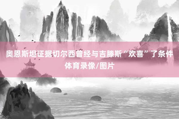 奥恩斯坦证据切尔西曾经与吉滕斯“欢喜”了条件体育录像/图片