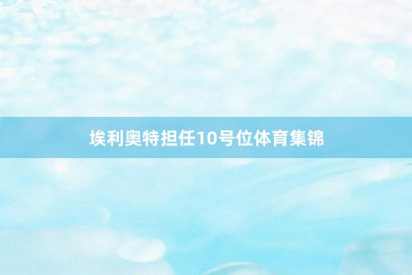 埃利奥特担任10号位体育集锦