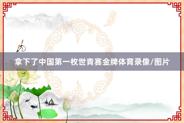 拿下了中国第一枚世青赛金牌体育录像/图片