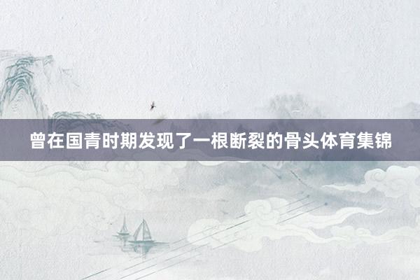 曾在国青时期发现了一根断裂的骨头体育集锦