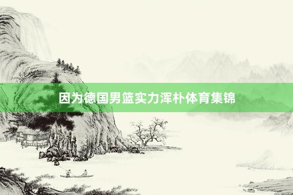 因为德国男篮实力浑朴体育集锦