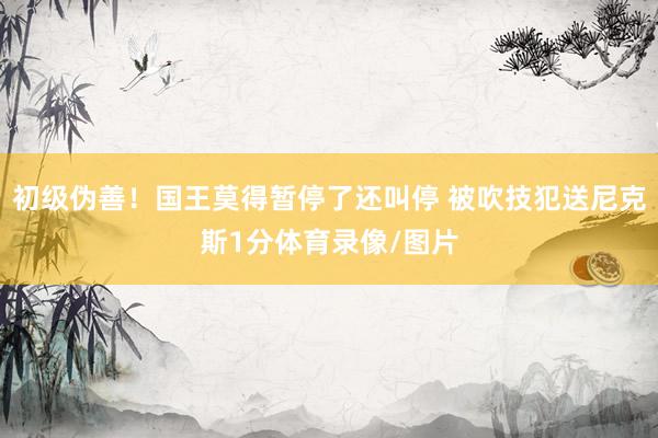 初级伪善！国王莫得暂停了还叫停 被吹技犯送尼克斯1分体育录像/图片