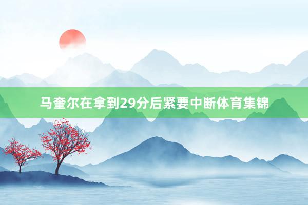 马奎尔在拿到29分后紧要中断体育集锦